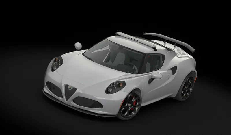Alfa Romeo 4C safety car, studio shot