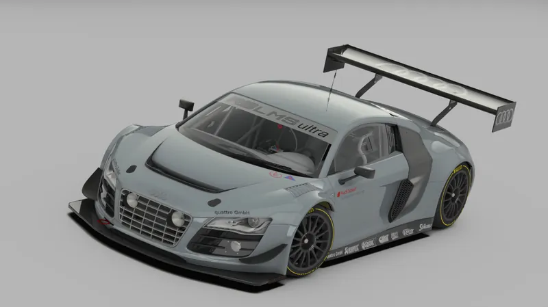 Audi R8 LMS Ultra, three-quarter view