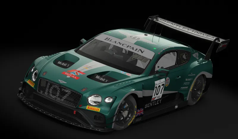 Bentley Continental GT3, studio shot