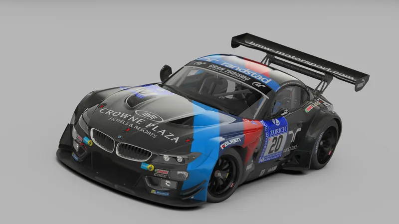 BMW Z4 GT3, three-quarter view