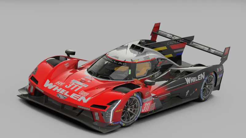 Cadillac LMDh prototype, three-quarter view