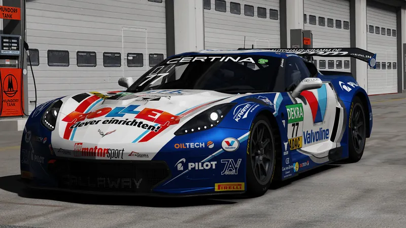 Callaway Corvette C7 GT3-R on track