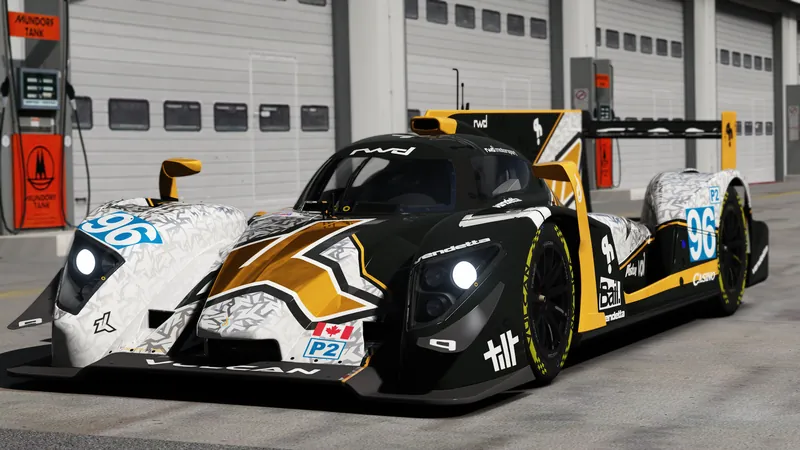 RWD Fenix P20-4 LMP2 on track