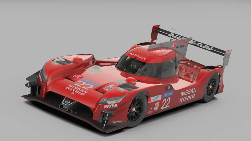 Nissan GT-R LM Nismo LMP1, three-quarter view