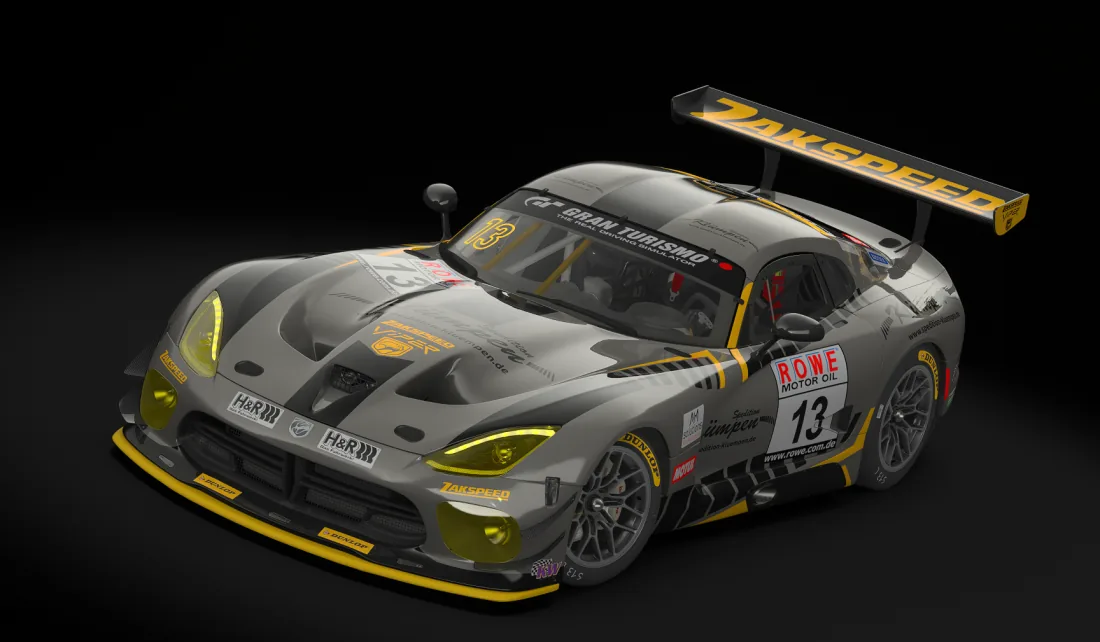 Dodge Viper GT3-R, studio shot