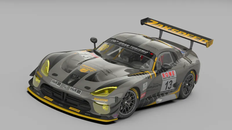 Dodge Viper GT3-R, three-quarter view