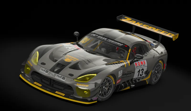 Dodge Viper GT3-R, studio shot
