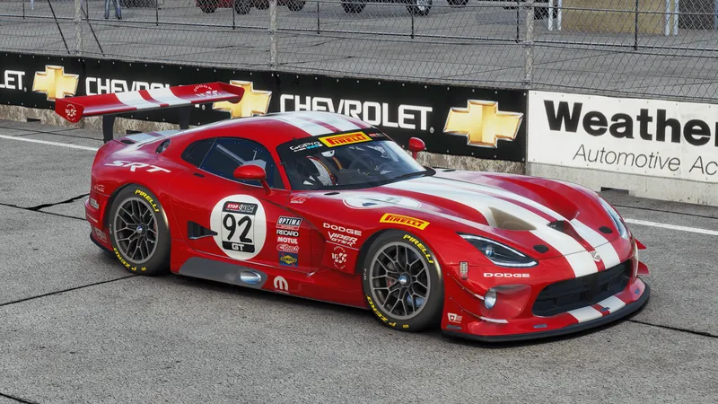 Dodge Viper GT3-R on track at Sebring
